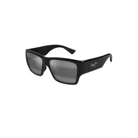 Maui Jim MJ 0614S 001 02 57 Polarize Kare Siyah Kemik Unisex Güneş Gözlüğü