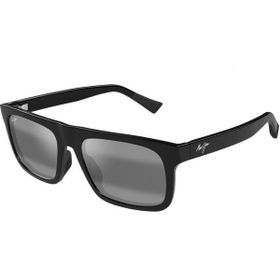 Maui Jim MJ 0616S 001 02 56 Polarize Kare Siyah Kemik Erkek Güneş Gözlüğü