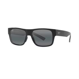 Maui Jim MJ 0873S 001 56 Kare Siyah Kemik Unisex Güneş Gözlüğü