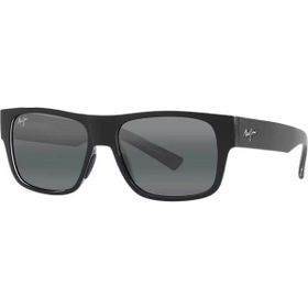 Maui Jim MJ 0873S 001 56 Kare Siyah Kemik Unisex Güneş Gözlüğü