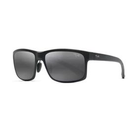 Maui Jim MJ0439S 0012M 58 Polarize Dikdörtgen Siyah Kemik Erkek Güneş Gözlüğü