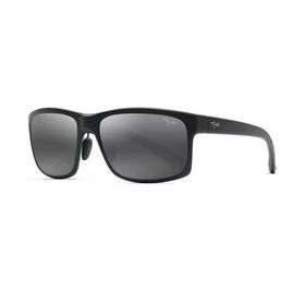 Maui Jim MJ0439S 0012M 58 Polarize Dikdörtgen Siyah Kemik Erkek Güneş Gözlüğü