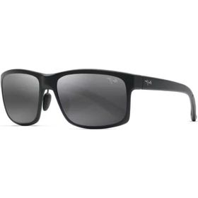 Maui Jim MJ0439S 0012M 58 Polarize Dikdörtgen Siyah Kemik Erkek Güneş Gözlüğü