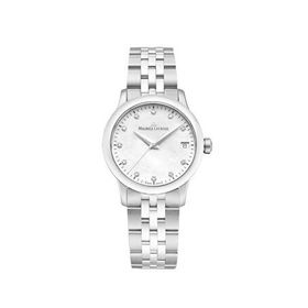 Maurice Lacroix Ml-751006ss002170-1 1975 Pırlantalı Metalik Çelik Kadın Kol Saati