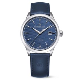 Maurice Lacroix ML-756108SS001430-4 Lacivert Deri Erkek Kol Saati