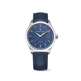 Maurice Lacroix ML-756108SS001430-4 Lacivert Deri Erkek Kol Saati