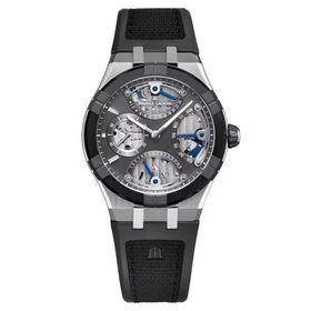 Maurice Lacroix ML-AC6068SSL20230-2 Siyah Metalik Gri Çelik Erkek Kol Saati
