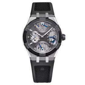 Maurice Lacroix ML-AC6068SSL20230-2 Siyah Metalik Gri Çelik Erkek Kol Saati