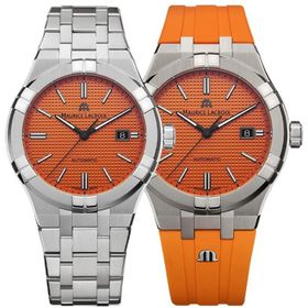 Maurice Lacroix ML-AI6008SS00F530-E Erkek Kol Saati ve Yedek Kordon