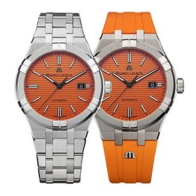 Maurice Lacroix ML-AI6008SS00F530-E Erkek Kol Saati ve Yedek Kordon