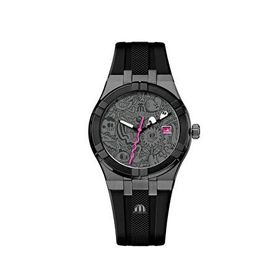 Maurice Lacroix Wotto ML-Aİ1108pvl20090-2 Siyah Silikon Unisex Kol Saati