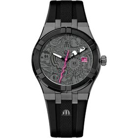 Maurice Lacroix Wotto ML-Aİ1108pvl20090-2 Siyah Silikon Unisex Kol Saati