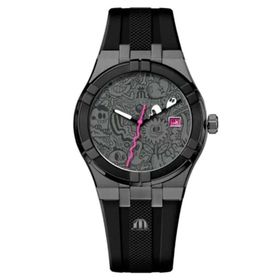 Maurice Lacroix Wotto ML-Aİ1108pvl20090-2 Siyah Silikon Unisex Kol Saati