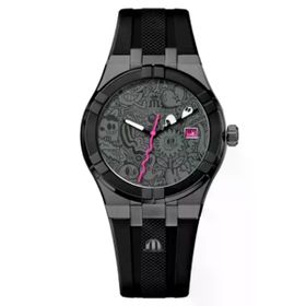 Maurice Lacroix Wotto ML-Aİ1108pvl20090-2 Siyah Silikon Unisex Kol Saati