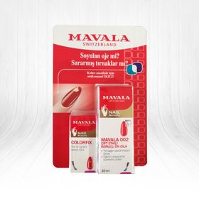 Mavala 002 Çift Etkili Koruyucu Ön Cila 10 ml Sararma Önleyici Cila