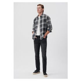Mavi 0020218775 Koyu Gri Hunter Pamuklu Rahat Kesim Düz Paça Jeans Erkek Kot Pantolon