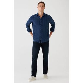 Mavi 0020234818 Lacivert Hunter Pamuklu Normal Bel Regular Fit Düz Paça Jeans Erkek Kot Pantolon