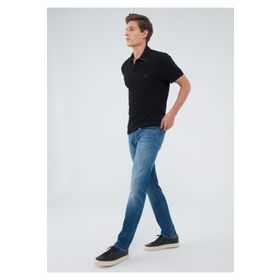 Mavi 0035131596 Marcus Dark Vintage Black Pro Düşük Bel Dar Erkek Denim Pantolon