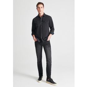 Mavi 0035133159 Siyah Düz Kesim Dar Paça Pamuklu Marcus Jeans Erkek Kot Pantolon