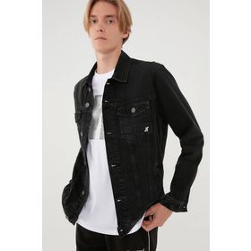 Mavi 010143-32231 Drake Koyu Gri Black Pro Erkek Jean Ceket