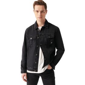 Mavi 010143-32231 Drake Koyu Gri Black Pro Erkek Jean Ceket