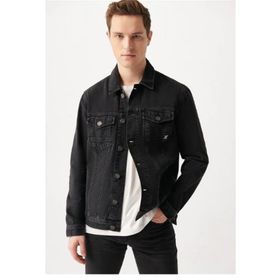 Mavi 010143-32231 Drake Koyu Gri Black Pro Erkek Jean Ceket