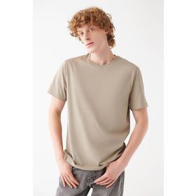 Mavi 0610251-70338 Kahverengi Basic Erkek T-shirt