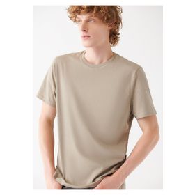 Mavi 0610251-70338 Kahverengi Basic Erkek T-shirt