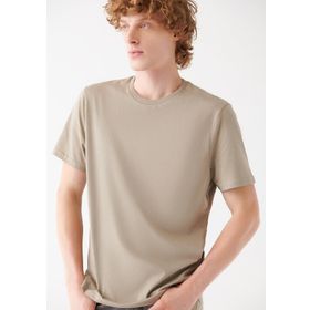 Mavi 0610251-70338 Kahverengi Basic Erkek T-shirt