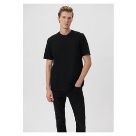 Mavi 0610277-900 Bisiklet Yaka Siyah Erkek T-shirt