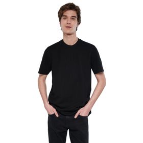 Mavi 0610277-900 Bisiklet Yaka Siyah Erkek T-shirt