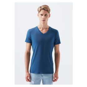 Mavi 061748-18790 Mavi V Yaka Erkek T-shirt