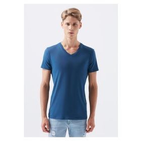 Mavi 061748-18790 Mavi V Yaka Erkek T-shirt