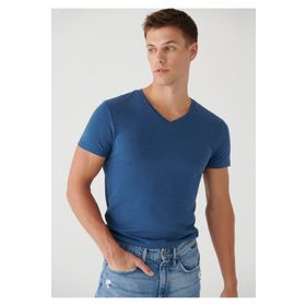 Mavi 061748-18790 Mavi V Yaka Erkek T-shirt