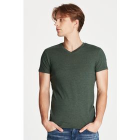 Mavi 061748-25752 V Yaka Streç Yeşil Erkek T-shirt
