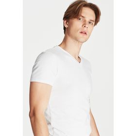 Mavi 061748-620 Erkek Stretch V Yaka Beyaz T-shirt
