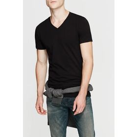 Mavi 061748-900 V Yaka Streç Siyah Erkek T-Shirt
