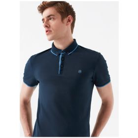 Mavi 062373-28417 Düz Koyu Lacivert Polo Erkek T-shirt