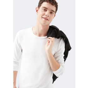 Mavi 062477-23248 Uzun Kollu Beyaz Basic Erkek T-Shirt