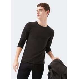 Mavi 062477-27062 Uzun Kollu Siyah Basic Erkek T-shirt