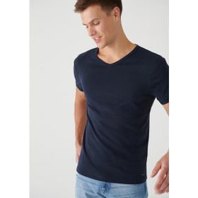 Mavi 063748-17588 V Yaka Lacivert Basic Erkek T-shirt