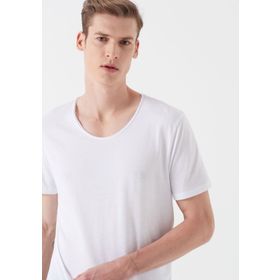Mavi 064019-620 Beyaz Erkek T-shirt