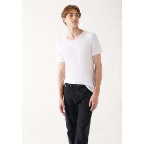 Mavi 064019-620 Beyaz Erkek T-shirt
