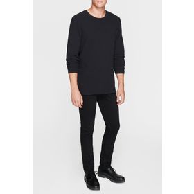 Mavi 064622-21842 Uzun Kollu Siyah Basic Erkek Sweatshirt