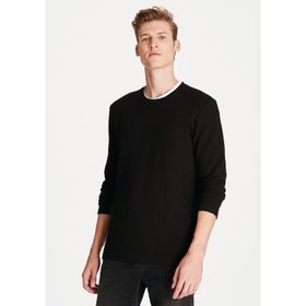 Mavi 064622-21842 Uzun Kollu Siyah Basic Erkek Sweatshirt