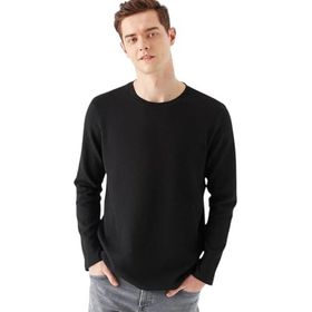 Mavi 064622-21842 Uzun Kollu Siyah Basic Erkek T-shirt