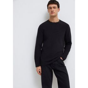 Mavi 064622-21842 Uzun Kollu Siyah Basic Erkek T-shirt