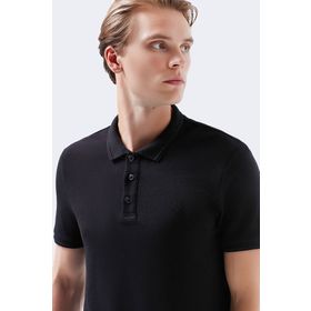 Mavi 064946-21842 Siyah Polo Erkek T-shirt