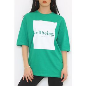 Mavi 065008-27069 Baskılı Yeşil Erkek T-Shirt