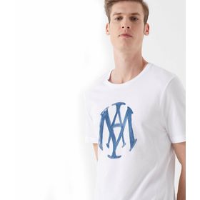 Mavi 065109-620 Logo Baskılı Beyaz Erkek T-Shirt